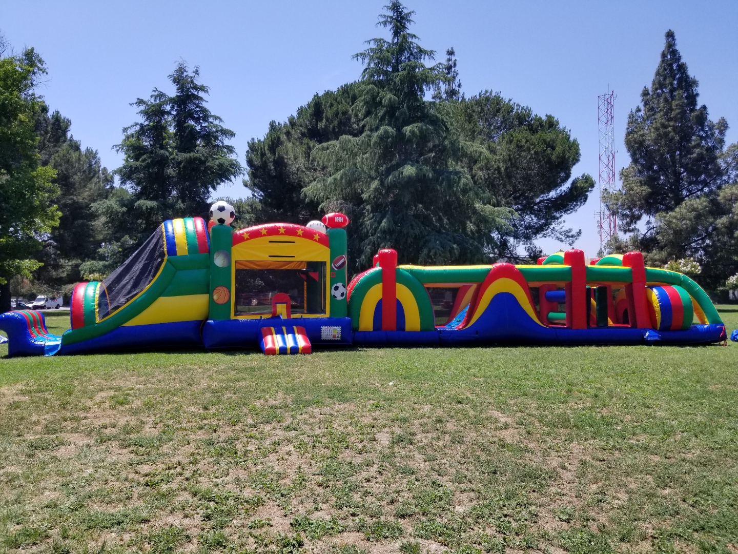 65ft Sports Double Slide Combo