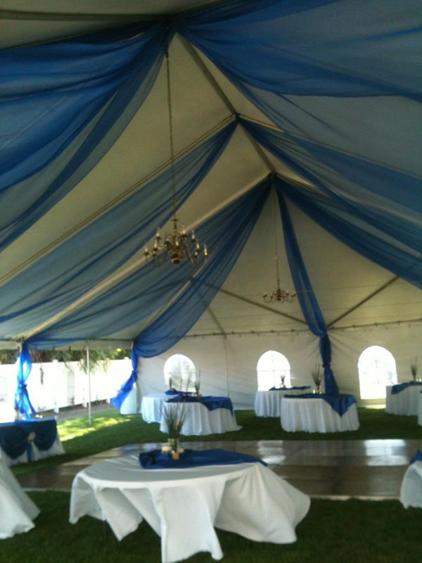 Decoration on tents