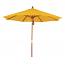 YELLOW UMBRELLA WITH BASE