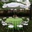 Tables with umbrella