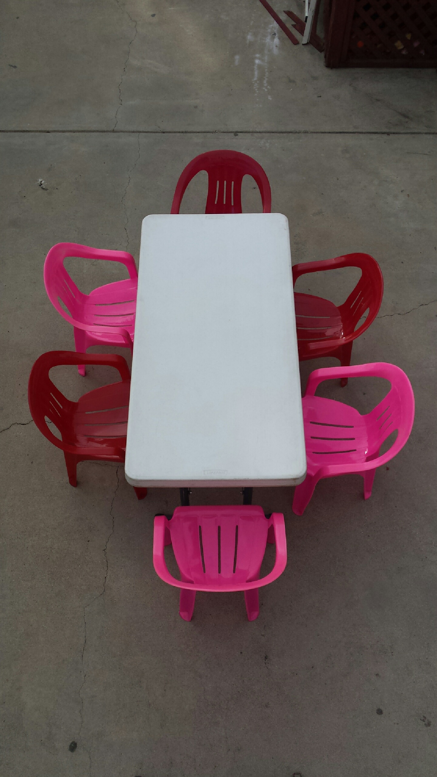 kids 4 feet rectangular table