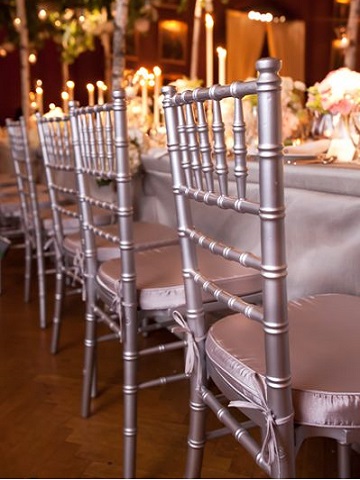 Silver chiavari chairs