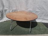 Wooden round table